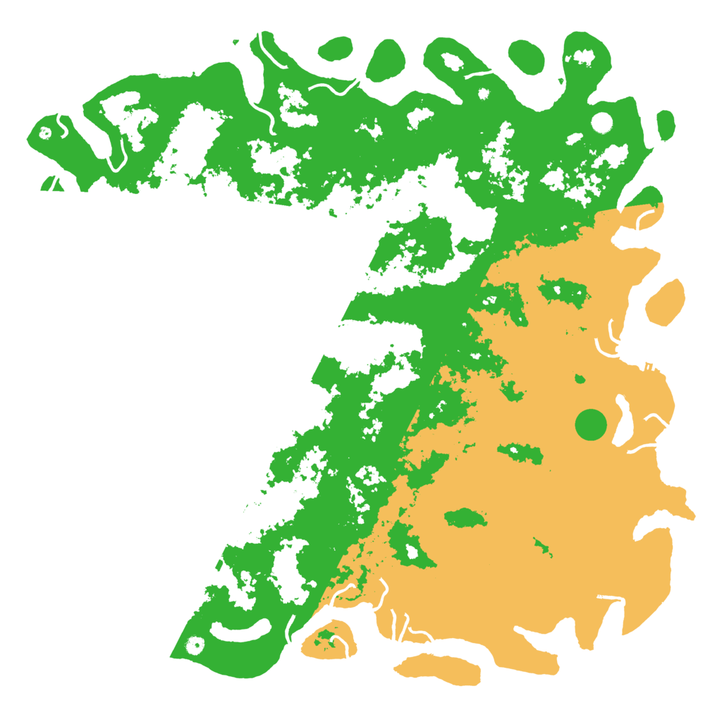 Biome Rust Map: Procedural Map, Size: 6000, Seed: 1209