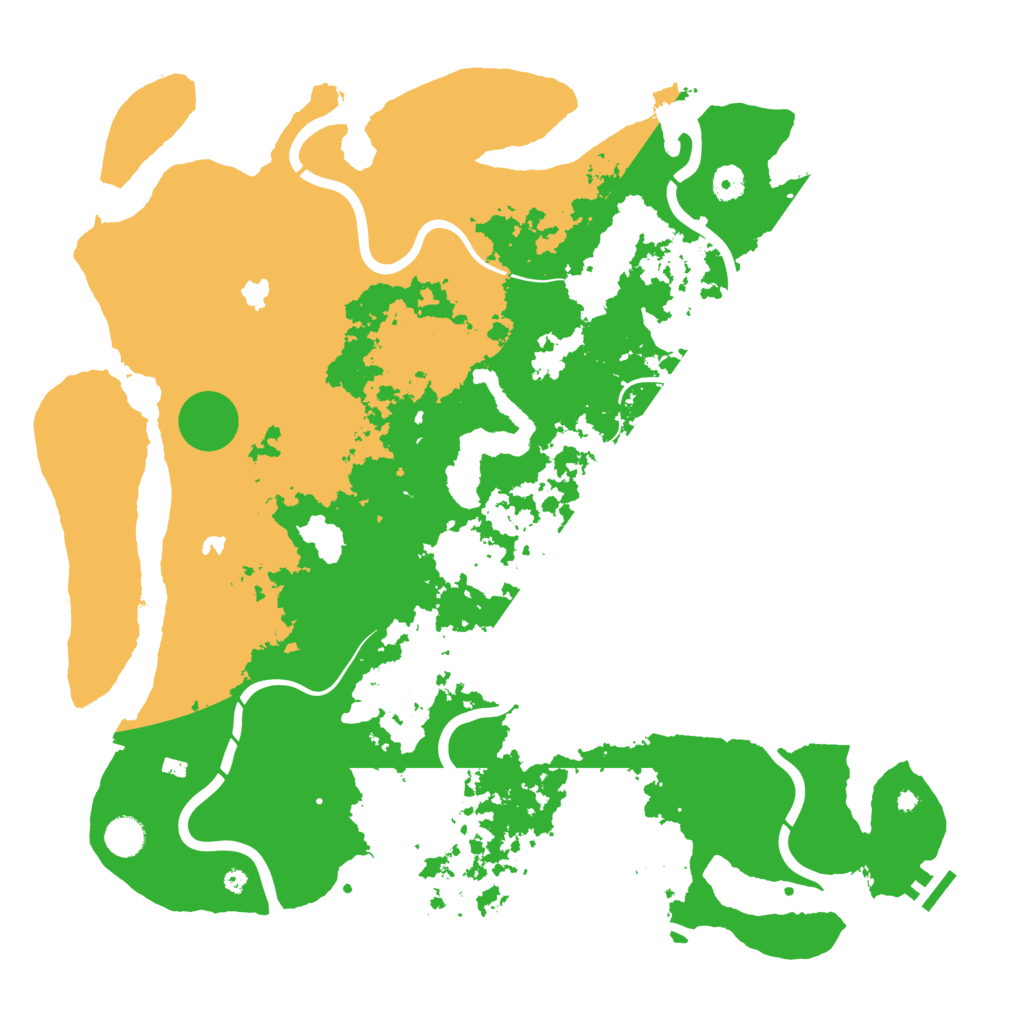Biome Rust Map: Procedural Map, Size: 4500, Seed: 106844837
