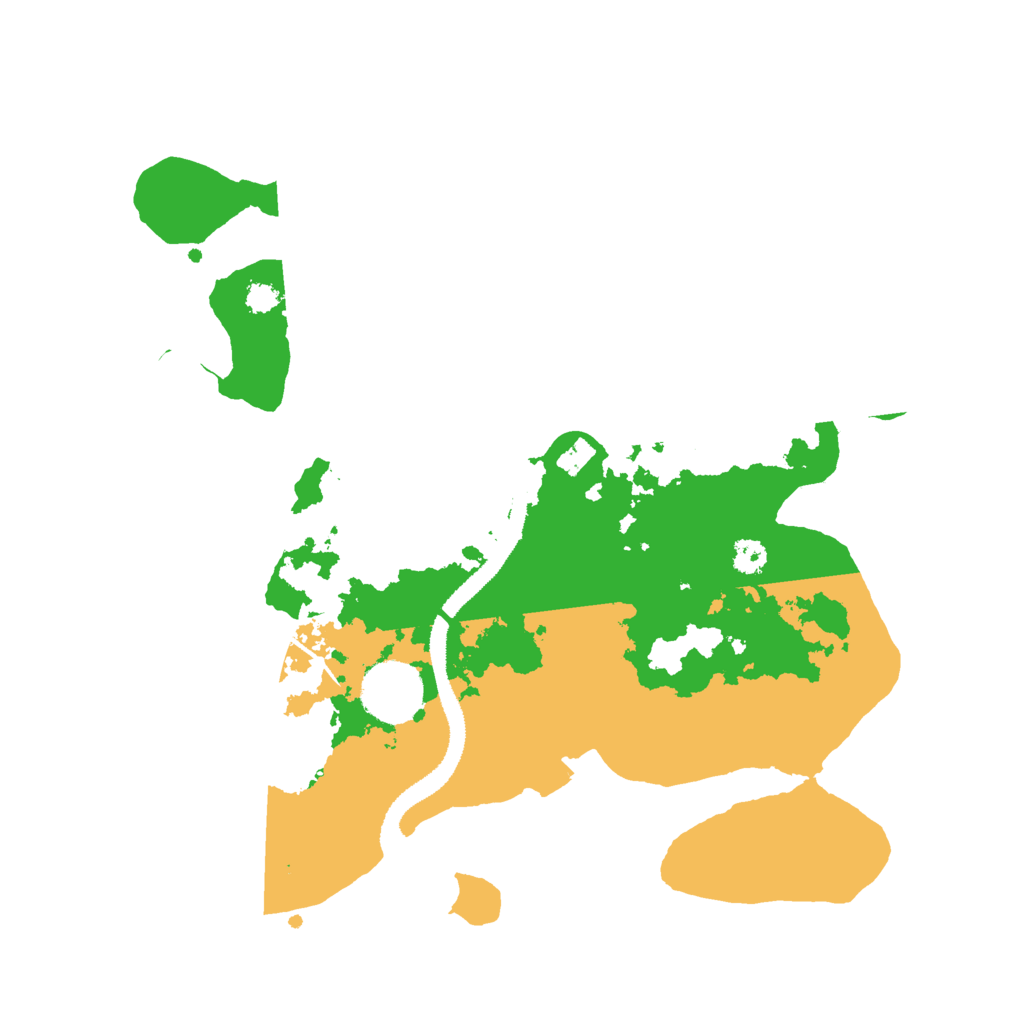 Biome Rust Map: Procedural Map, Size: 3000, Seed: 2112792407