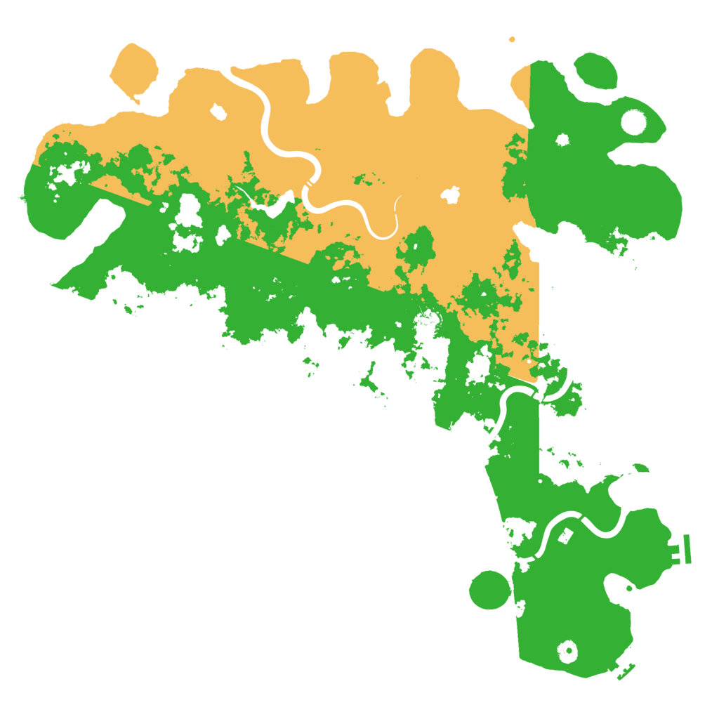 Biome Rust Map: Procedural Map, Size: 5000, Seed: 20120505