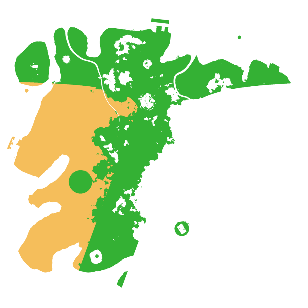 Biome Rust Map: Procedural Map, Size: 3500, Seed: 98806960