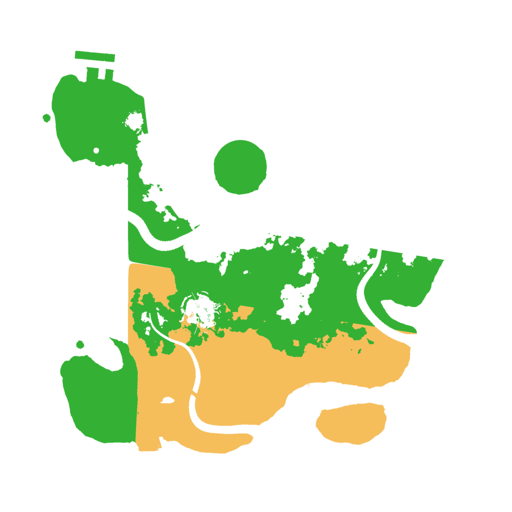 Biome Rust Map: Procedural Map, Size: 2600, Seed: 2081254049
