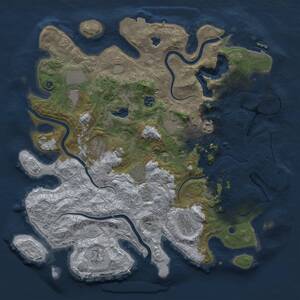 Thumbnail Rust Map: Procedural Map, Size: 4250, Seed: 1986734, 15 Monuments