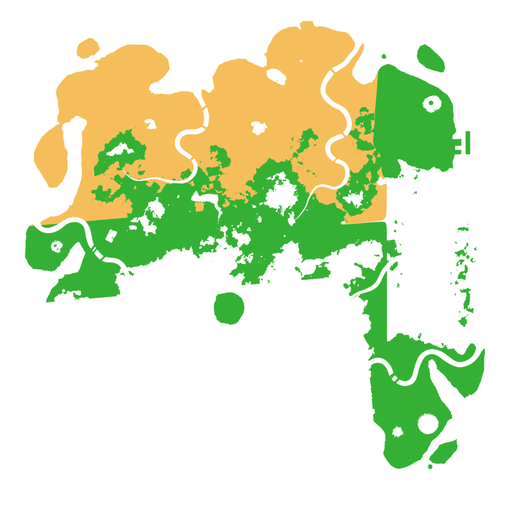 Biome Rust Map: Procedural Map, Size: 4500, Seed: 309851635