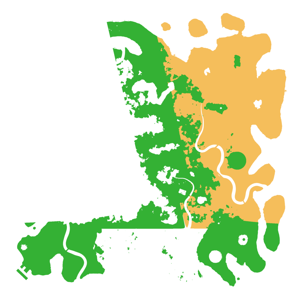 Biome Rust Map: Procedural Map, Size: 4500, Seed: 5768981
