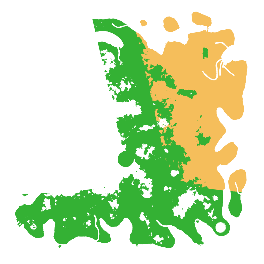 Biome Rust Map: Procedural Map, Size: 4500, Seed: 5768981