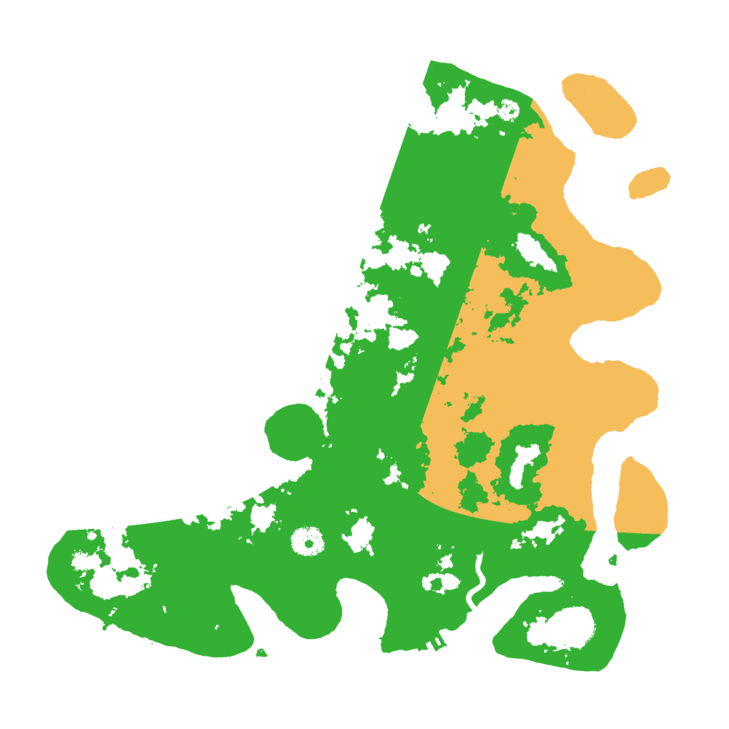 Biome Rust Map: Procedural Map, Size: 3500, Seed: 796538174