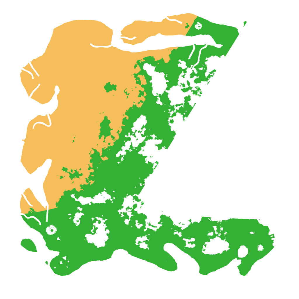 Biome Rust Map: Procedural Map, Size: 4500, Seed: 466663372
