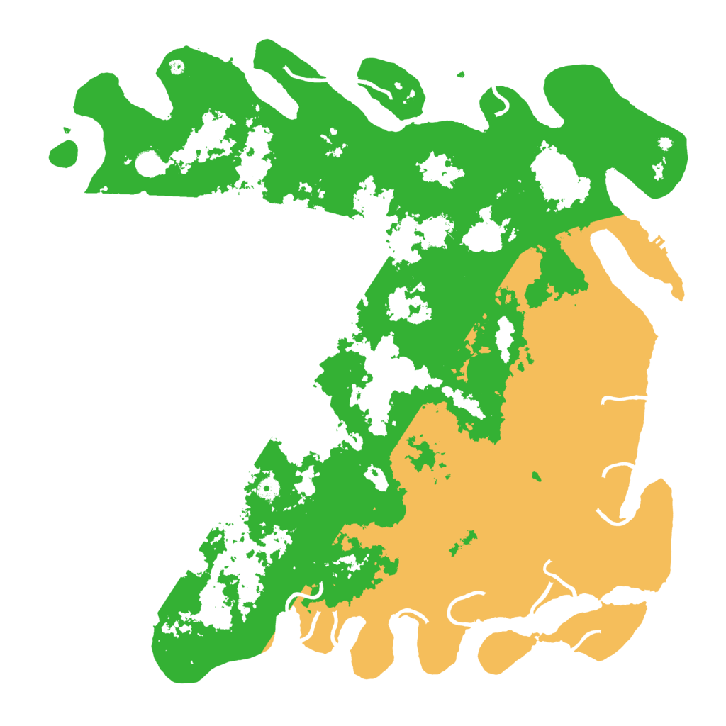 Biome Rust Map: Procedural Map, Size: 5000, Seed: 44520
