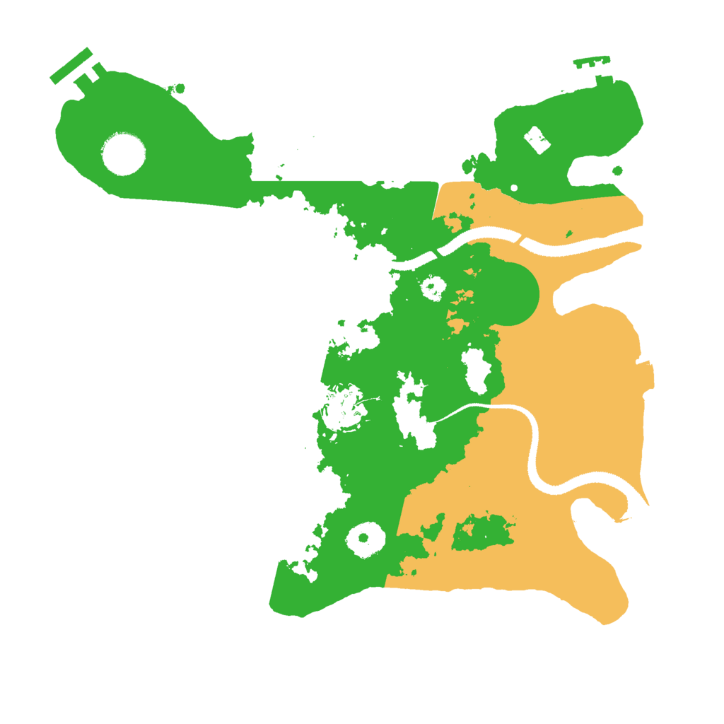 Biome Rust Map: Procedural Map, Size: 3000, Seed: 1620614227