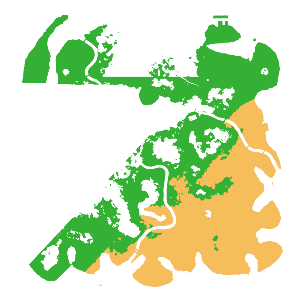 Biome Rust Map: Procedural Map, Size: 4250, Seed: 424244102