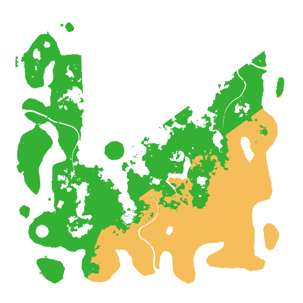 Biome Rust Map: Procedural Map, Size: 4250, Seed: 1020303821