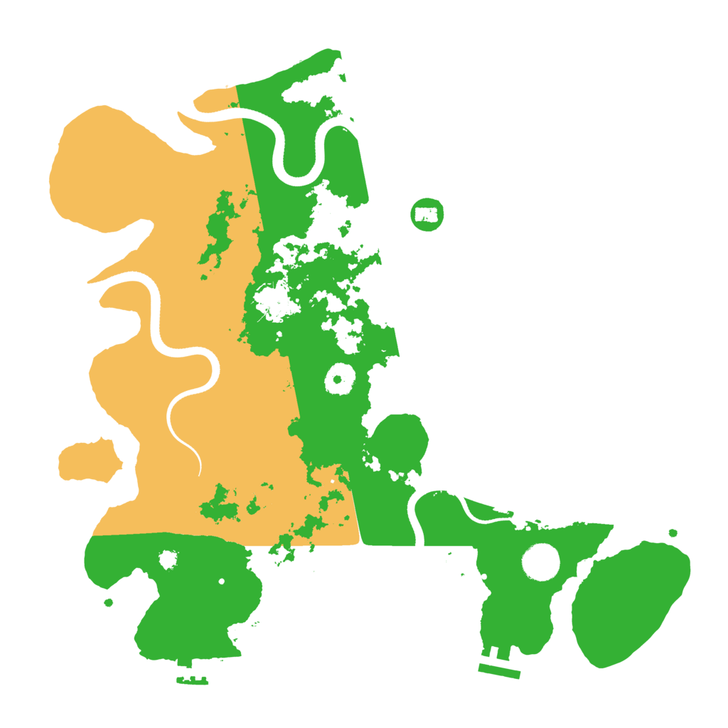 Biome Rust Map: Procedural Map, Size: 3500, Seed: 3112022