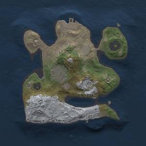 Thumbnail Rust Map: Procedural Map, Size: 2000, Seed: 1430, 10 Monuments