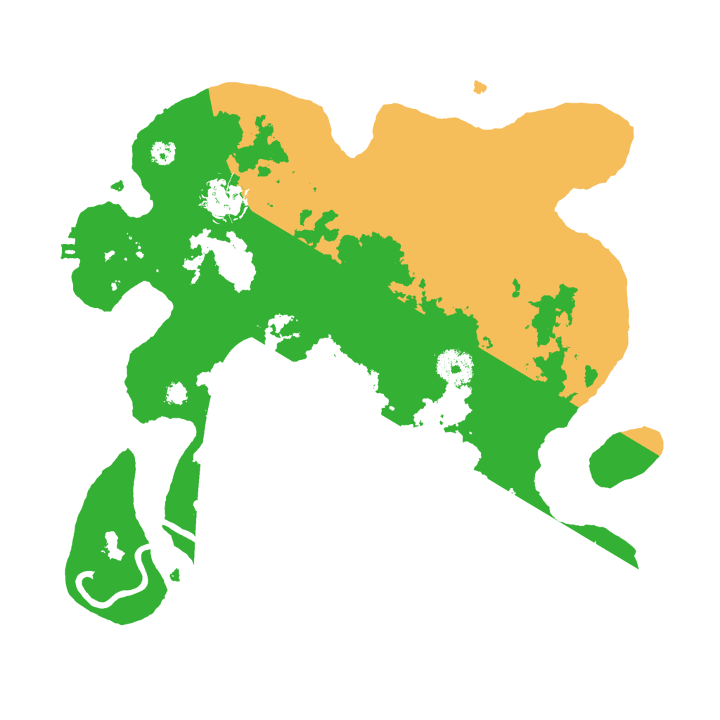 Biome Rust Map: Procedural Map, Size: 3000, Seed: 71425
