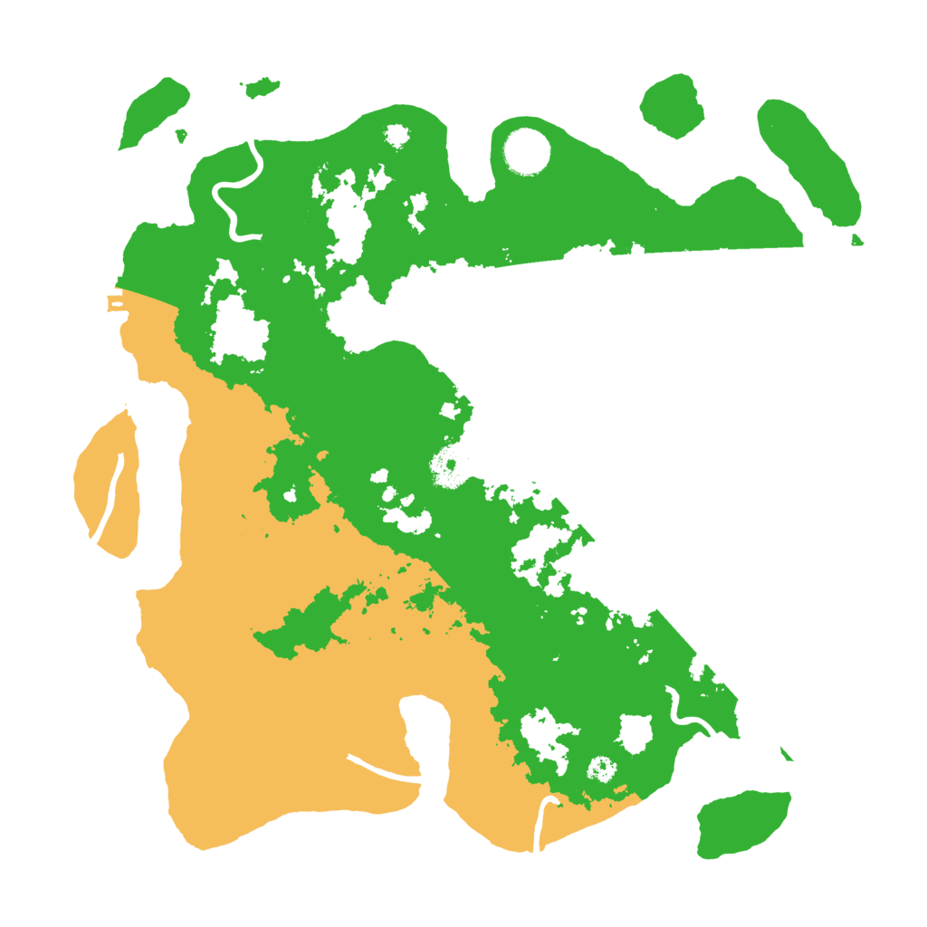 Biome Rust Map: Procedural Map, Size: 3500, Seed: 1031983186