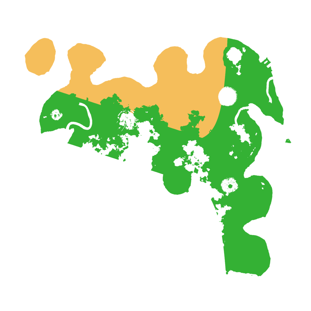 Biome Rust Map: Procedural Map, Size: 3000, Seed: 242764709