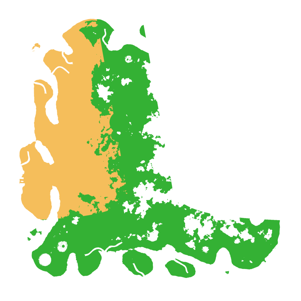 Biome Rust Map: Procedural Map, Size: 4300, Seed: 198477