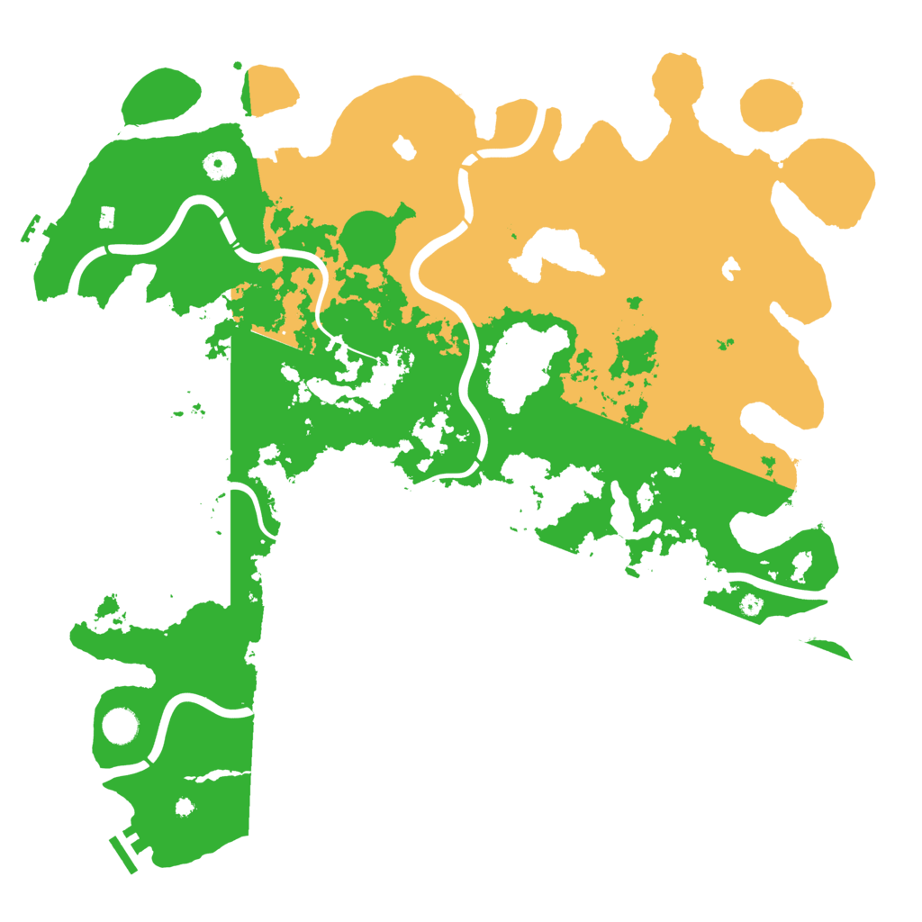 Biome Rust Map: Procedural Map, Size: 4500, Seed: 809870629