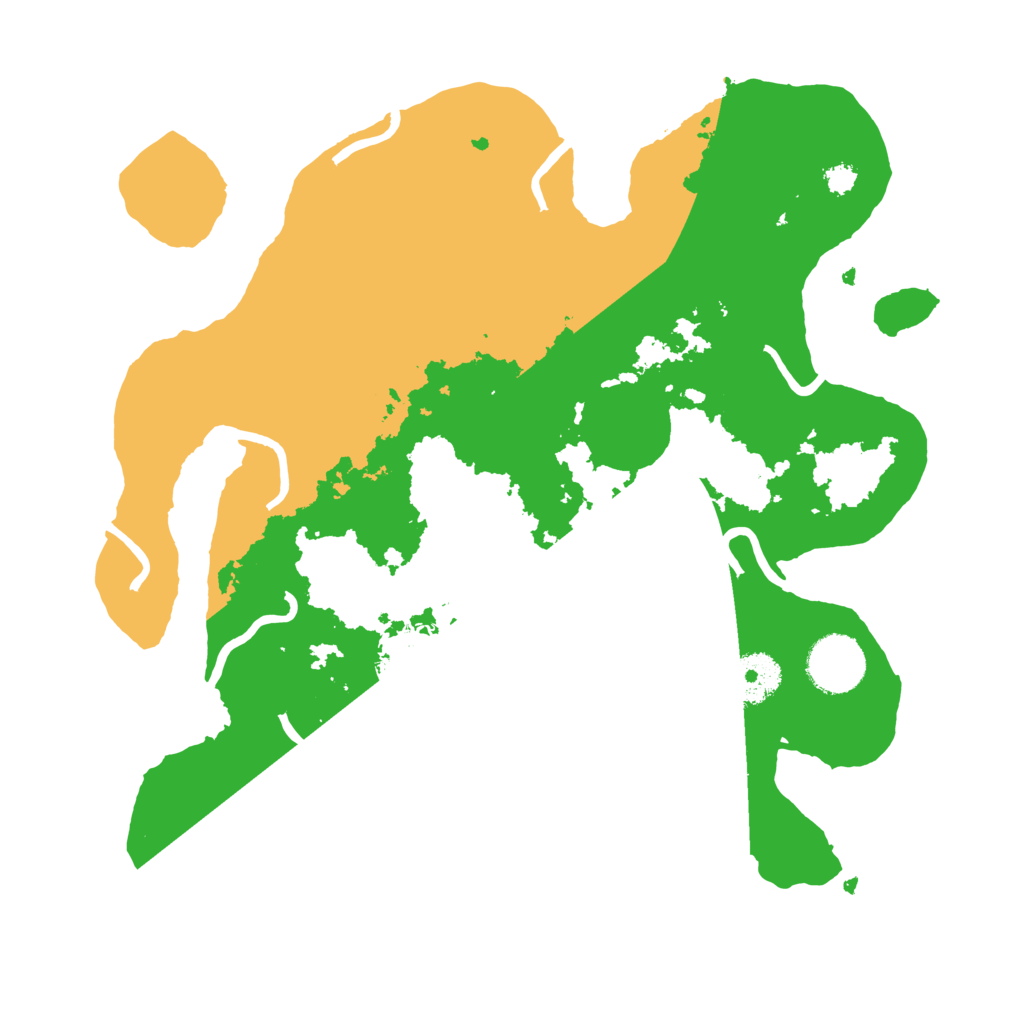 Biome Rust Map: Procedural Map, Size: 3100, Seed: 558983073