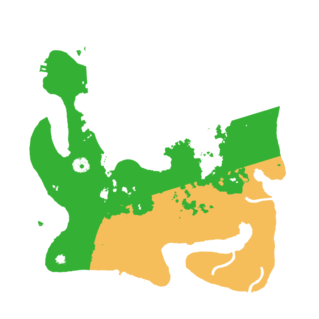Biome Rust Map: Procedural Map, Size: 3000, Seed: 1079666086