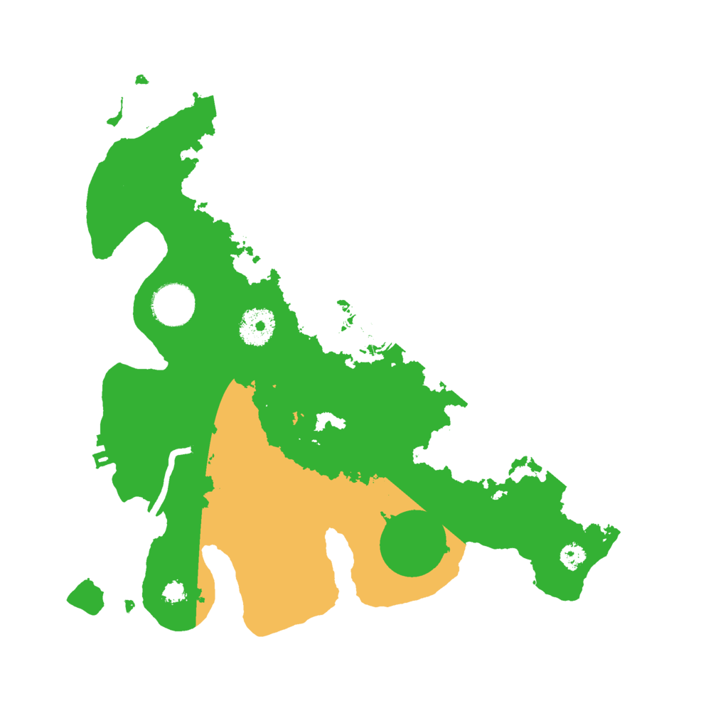 Biome Rust Map: Procedural Map, Size: 3000, Seed: 1229405