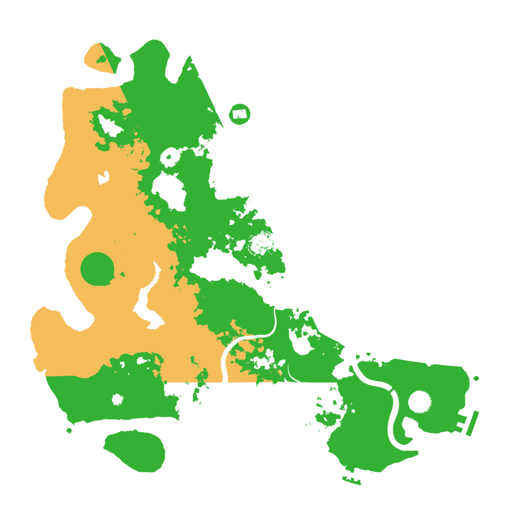 Biome Rust Map: Procedural Map, Size: 4000, Seed: 1271831495