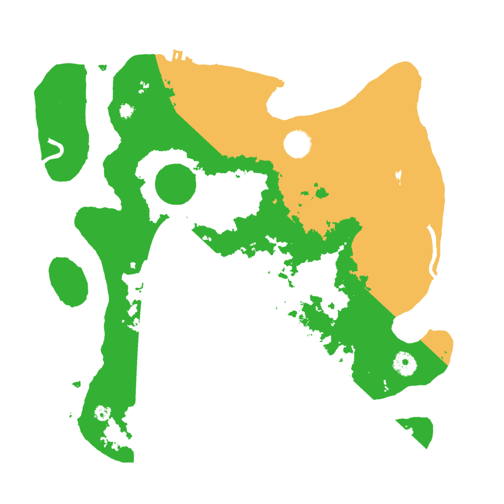 Biome Rust Map: Procedural Map, Size: 3250, Seed: 19243