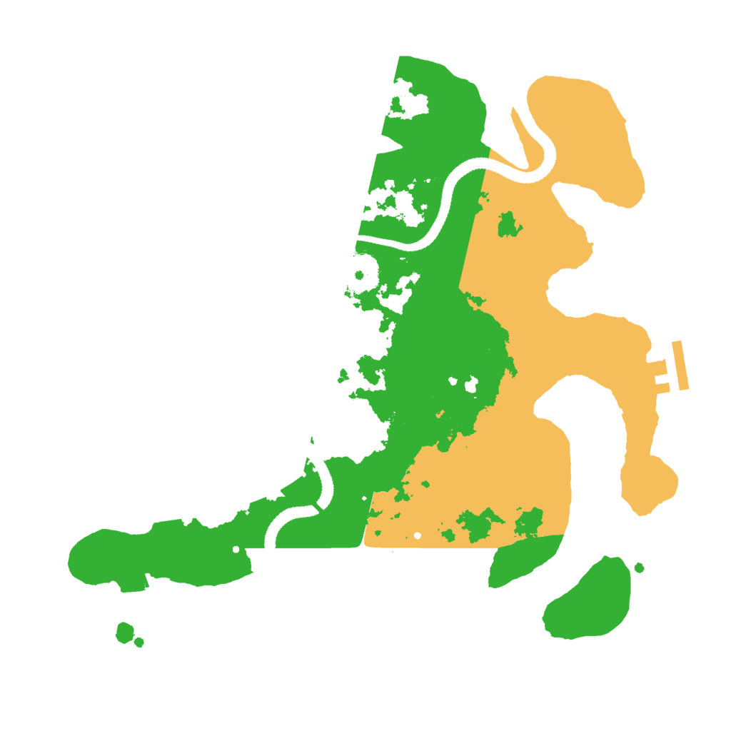 Biome Rust Map: Procedural Map, Size: 3000, Seed: 732523328