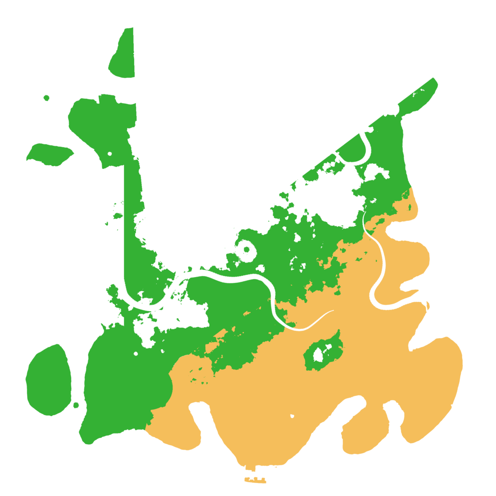 Biome Rust Map: Procedural Map, Size: 3500, Seed: 919391506