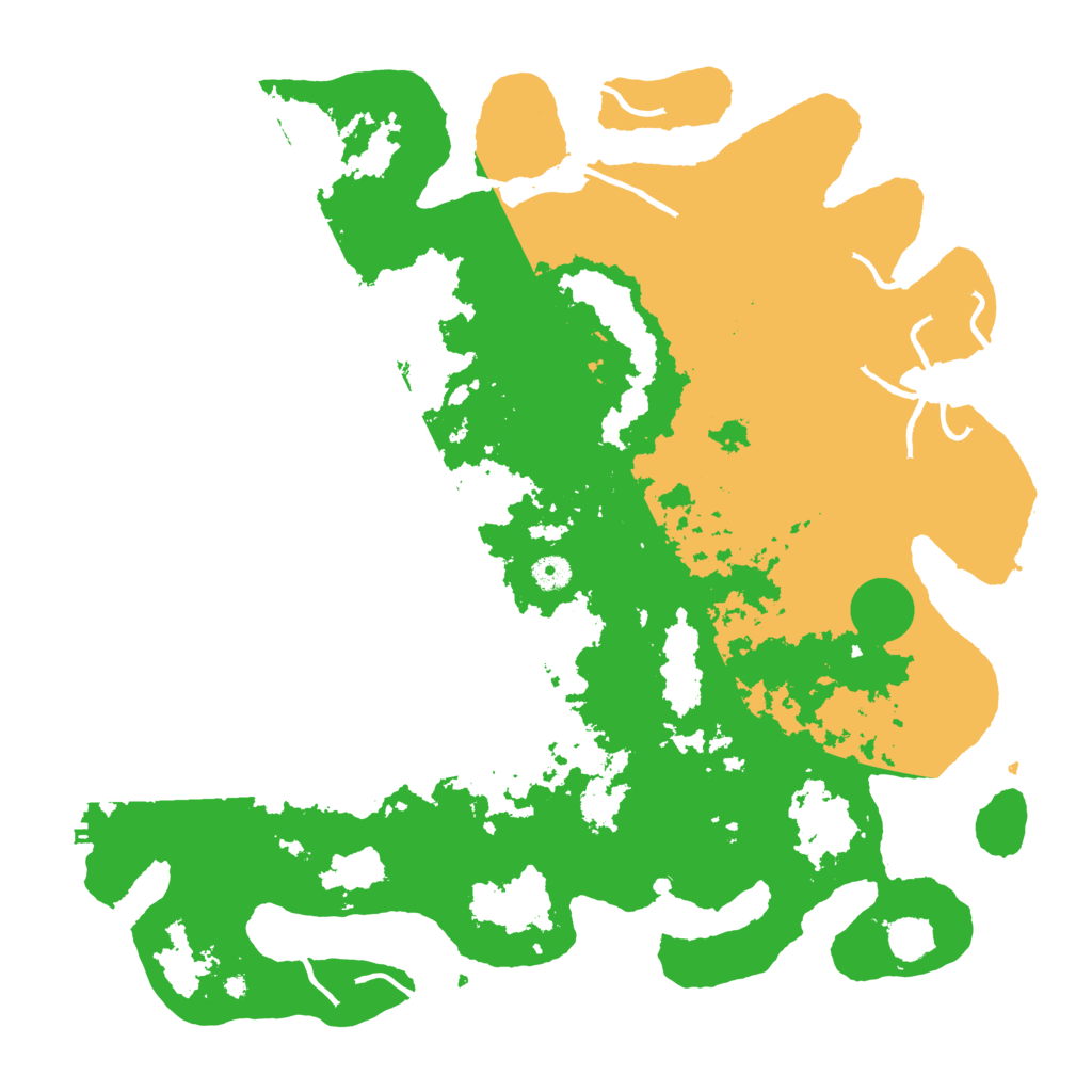 Biome Rust Map: Procedural Map, Size: 4500, Seed: 617071021