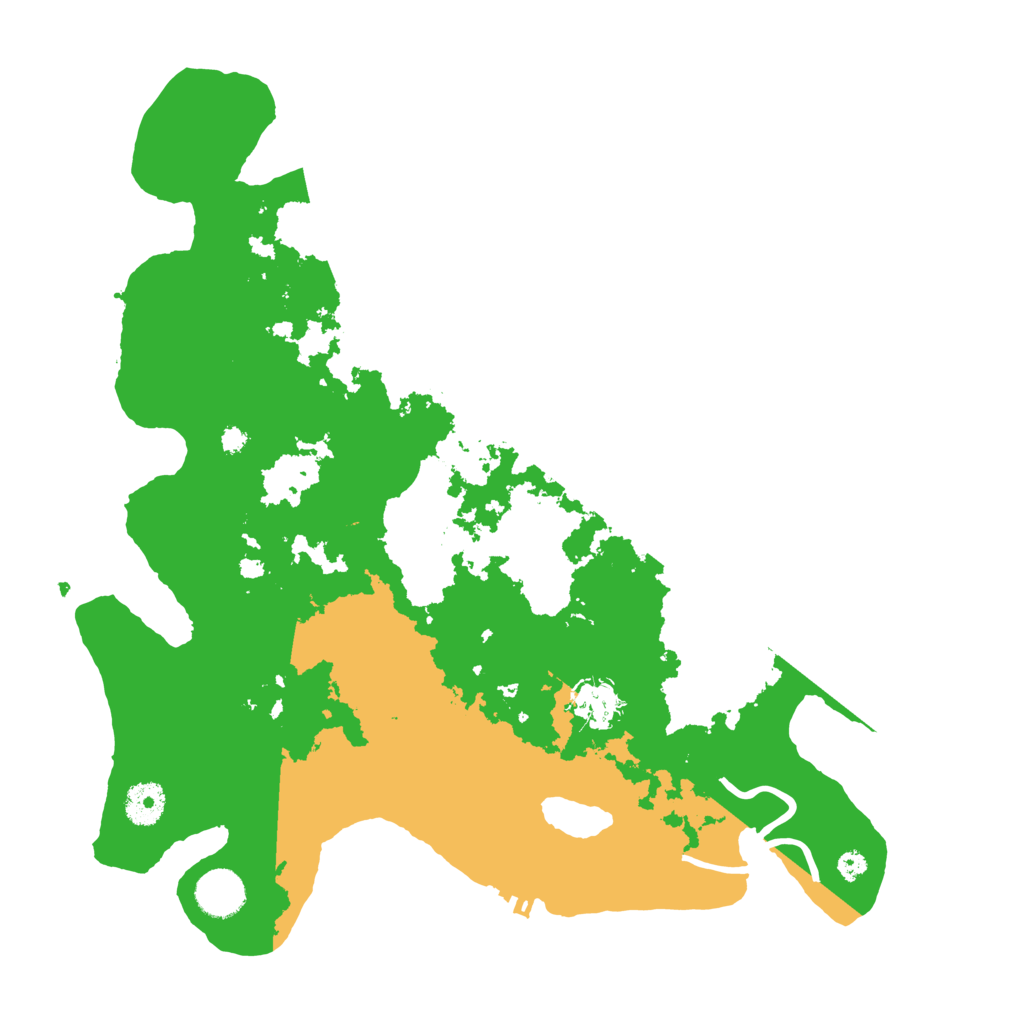 Biome Rust Map: Procedural Map, Size: 3700, Seed: 683674938