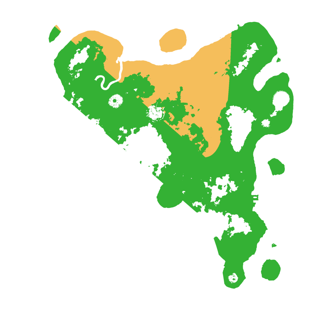 Biome Rust Map: Procedural Map, Size: 3500, Seed: 75629386