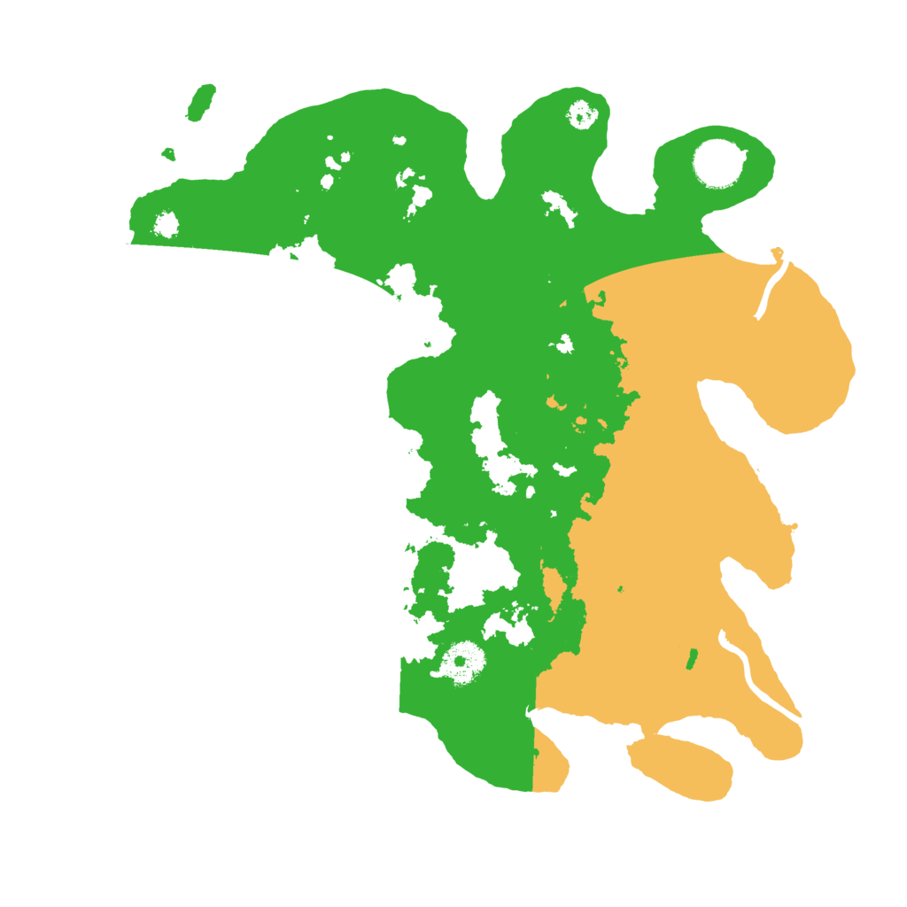Biome Rust Map: Procedural Map, Size: 3250, Seed: 3308