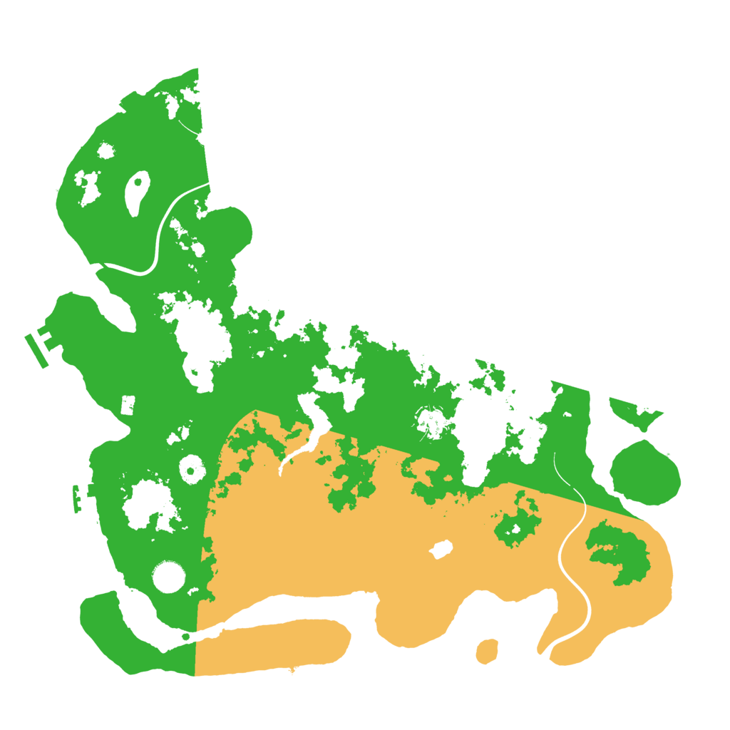 Biome Rust Map: Procedural Map, Size: 4000, Seed: 76914