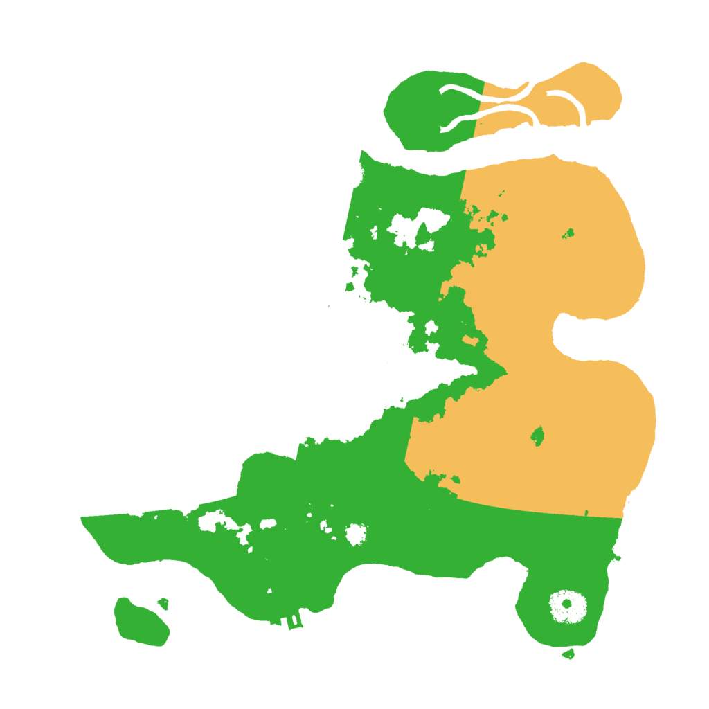Biome Rust Map: Procedural Map, Size: 3000, Seed: 97885
