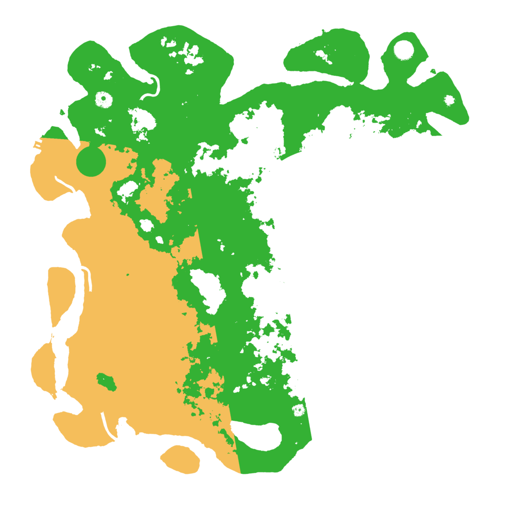Biome Rust Map: Procedural Map, Size: 4500, Seed: 221104