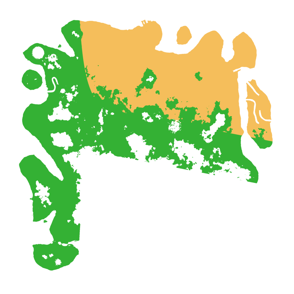 Biome Rust Map: Procedural Map, Size: 4300, Seed: 2051390460