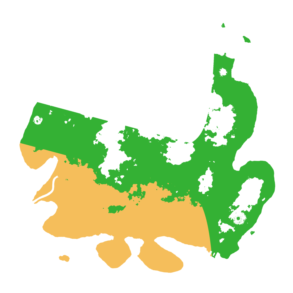 Biome Rust Map: Procedural Map, Size: 3500, Seed: 284689069