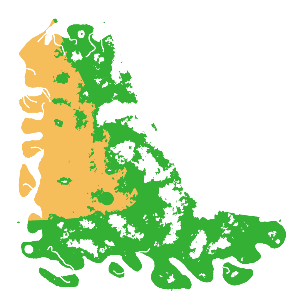 Biome Rust Map: Procedural Map, Size: 6000, Seed: 425258747