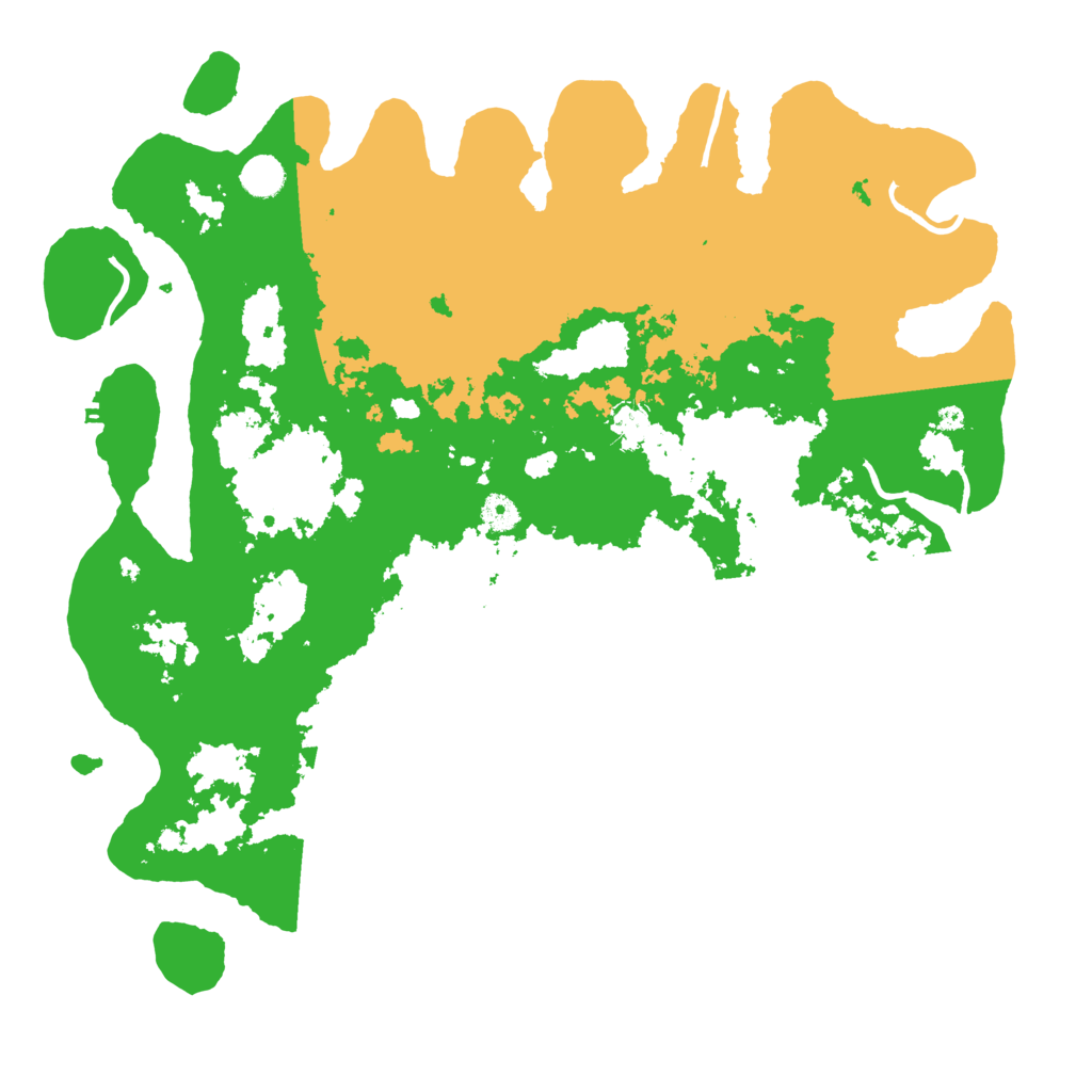 Biome Rust Map: Procedural Map, Size: 4500, Seed: 826