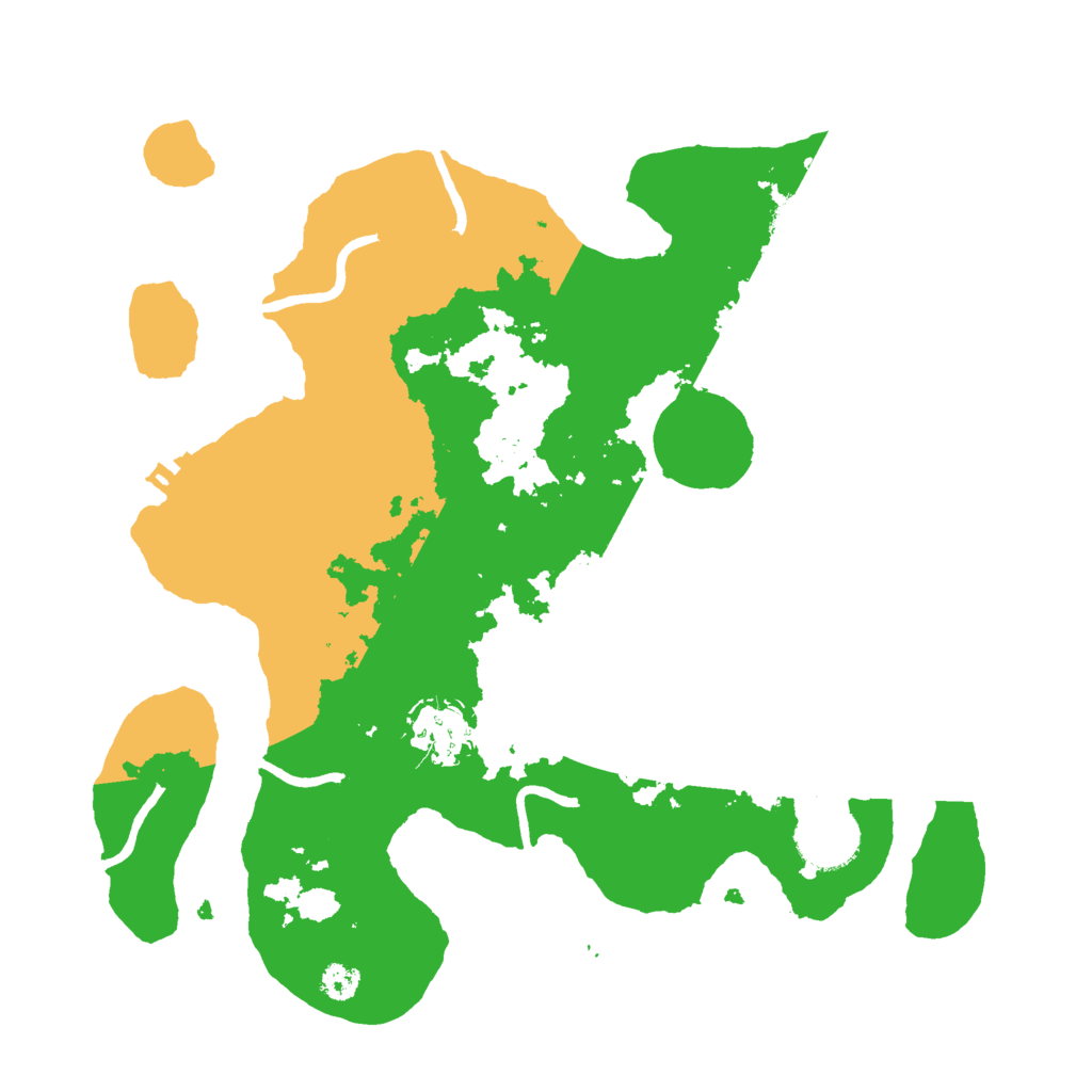 Biome Rust Map: Procedural Map, Size: 3000, Seed: 2764