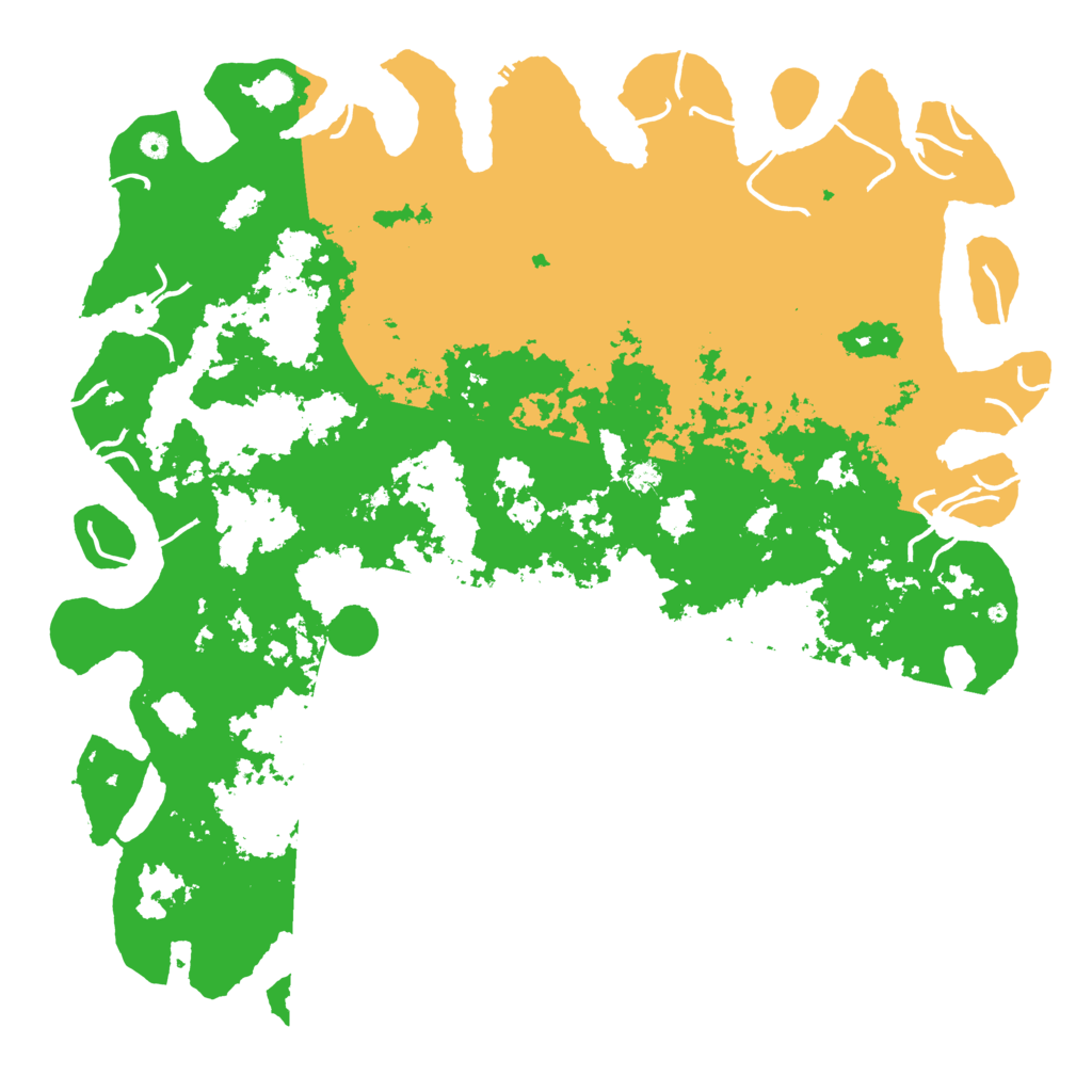 Biome Rust Map: Procedural Map, Size: 6000, Seed: 8754
