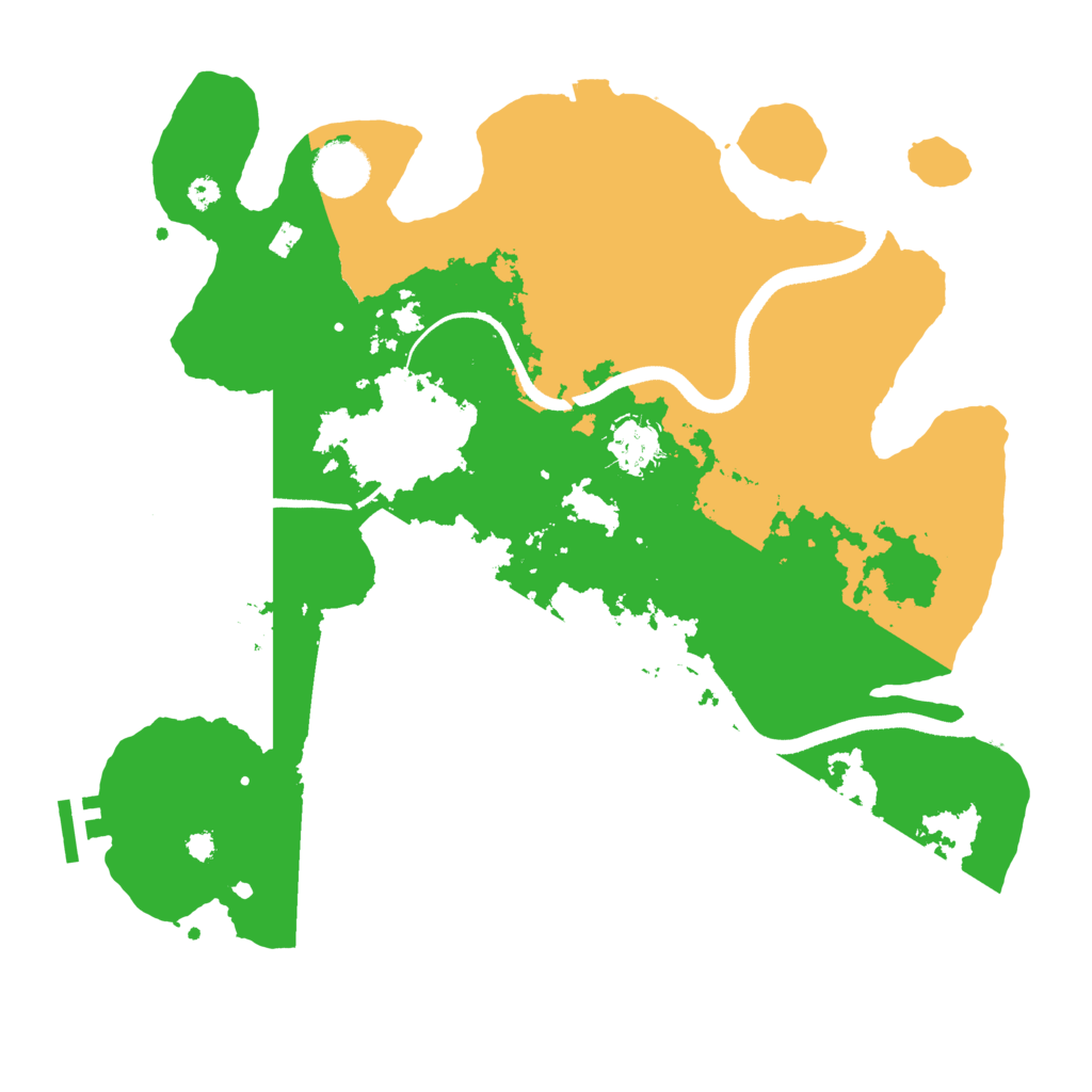 Biome Rust Map: Procedural Map, Size: 3500, Seed: 632632628