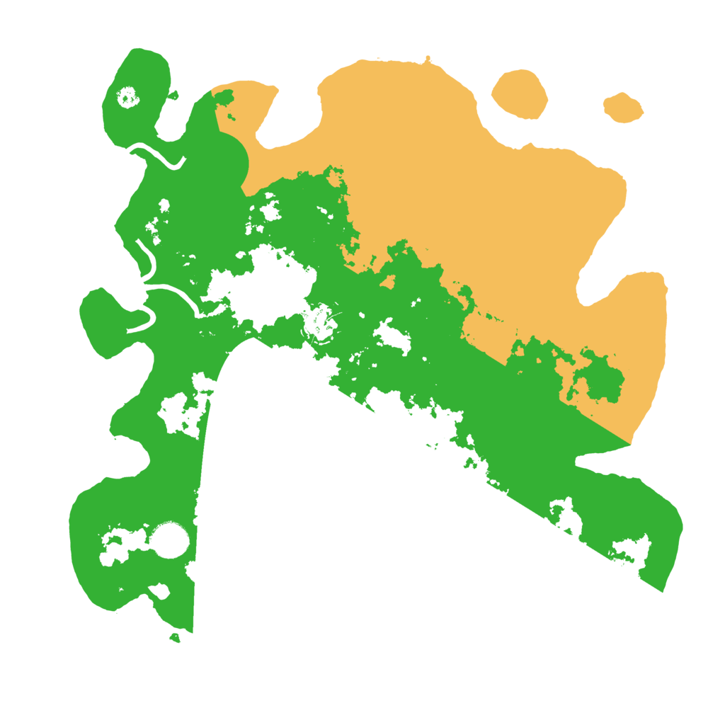 Biome Rust Map: Procedural Map, Size: 3500, Seed: 632632628