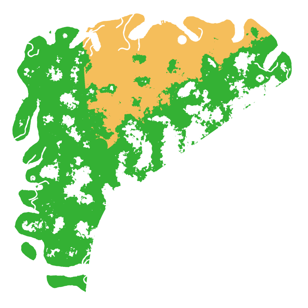 Biome Rust Map: Procedural Map, Size: 6000, Seed: 84