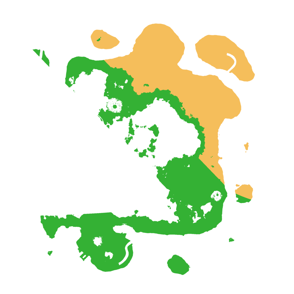 Biome Rust Map: Procedural Map, Size: 3000, Seed: 1112640960