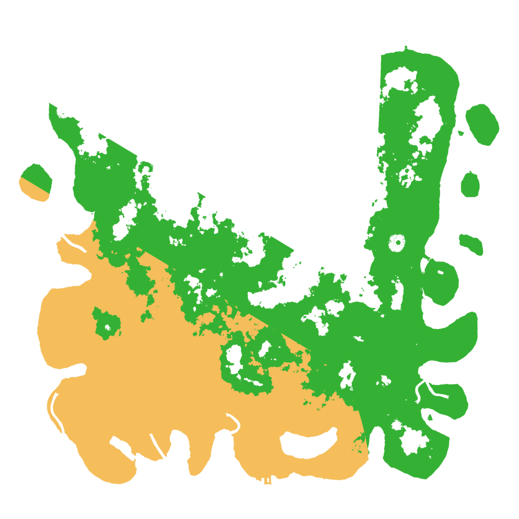 Biome Rust Map: Procedural Map, Size: 4500, Seed: 6418
