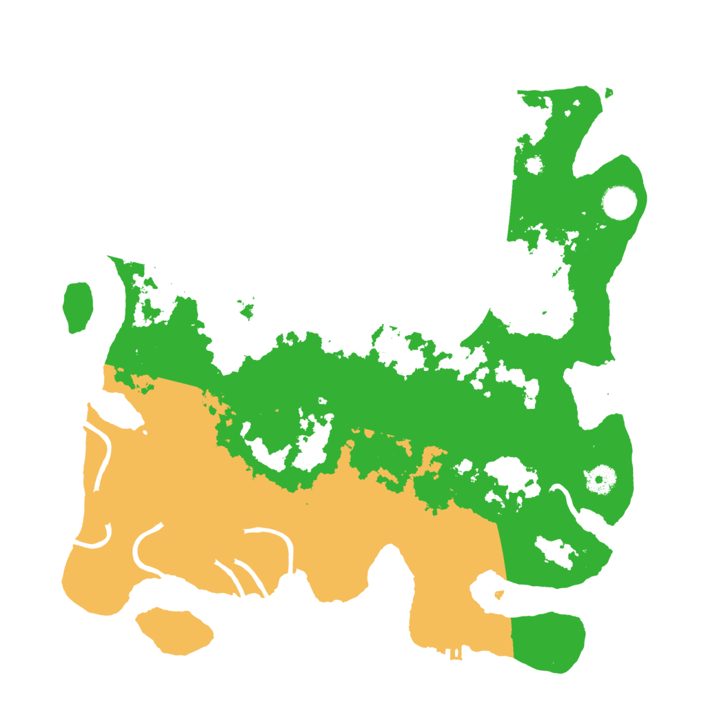 Biome Rust Map: Procedural Map, Size: 3650, Seed: 31122