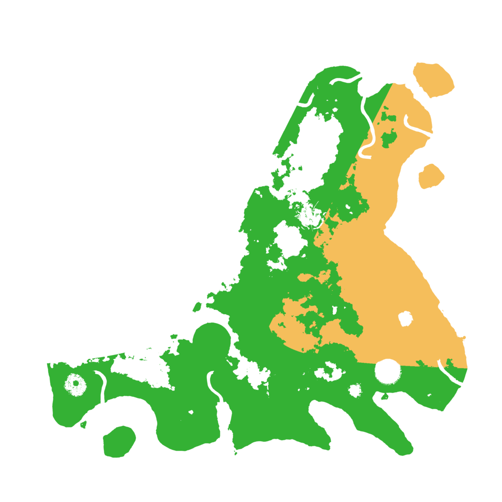 Biome Rust Map: Procedural Map, Size: 3500, Seed: 806674361